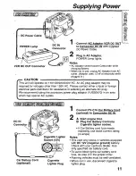 Preview for 11 page of Quasar Palmcorder VM-L459 User Manual