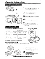 Preview for 12 page of Quasar Palmcorder VM-L459 User Manual