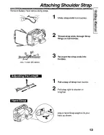 Preview for 13 page of Quasar Palmcorder VM-L459 User Manual