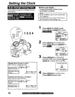 Preview for 16 page of Quasar Palmcorder VM-L459 User Manual