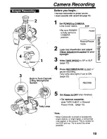 Preview for 19 page of Quasar Palmcorder VM-L459 User Manual