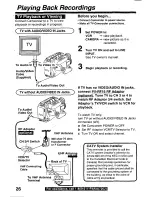 Preview for 26 page of Quasar Palmcorder VM-L459 User Manual