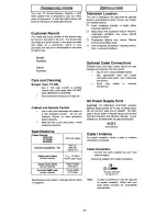 Preview for 2 page of Quasar SP-2022D User Manual