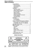 Предварительный просмотр 2 страницы Quasar SP-2722 User Manual