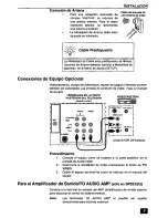 Предварительный просмотр 21 страницы Quasar SP-2723 User Manual