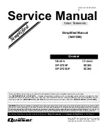 Quasar SP-2725F Service Manual preview