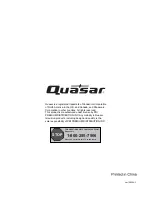 Предварительный просмотр 17 страницы Quasar SQ4800 Instruction Manual