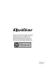 Предварительный просмотр 22 страницы Quasar SQ5003 Instruction Manual