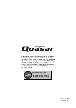 Предварительный просмотр 45 страницы Quasar SQ5003 Instruction Manual