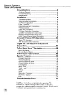 Preview for 3 page of Quasar SR5143B - 51" PROJECTION TV Operating Instructions Manual