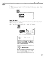 Preview for 20 page of Quasar SR5143B - 51" PROJECTION TV Operating Instructions Manual