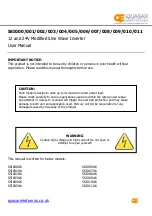 Quasar SSI000 User Manual предпросмотр