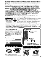 Preview for 3 page of Quasar V V-1303A Operating Instructions Manual