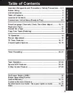 Preview for 5 page of Quasar V V-1303A Operating Instructions Manual