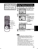 Preview for 21 page of Quasar V V-1303A Operating Instructions Manual