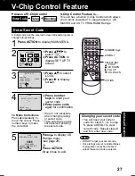 Preview for 27 page of Quasar V V-1303A Operating Instructions Manual