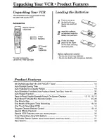 Preview for 4 page of Quasar VHQ-720 User Manual