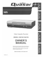 Quasar VHQ-730 User Manual preview