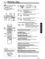 Preview for 15 page of Quasar VHQ-730 User Manual