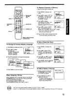 Preview for 13 page of Quasar VHQ-750 User Manual