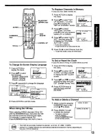 Предварительный просмотр 13 страницы Quasar VHQ-820 User Manual