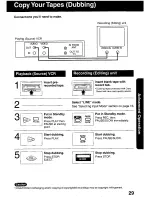 Предварительный просмотр 29 страницы Quasar VV-1300 User Manual