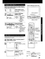 Preview for 21 page of Quasar VV-1309 User Manual