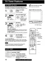 Preview for 14 page of Quasar VV1319W MONITOR/VCR Manual