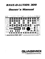 Quasimidi Rave-O-Lution 309 Owner'S Manual preview