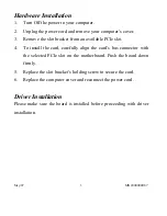 Preview for 3 page of Quatech DP-PCIE-100 User Manual