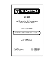 Quatech DS-102 User Manual preview