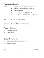 Preview for 2 page of Quatech DS-PCI-100 User Manual