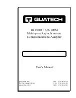 Quatech ES-100M User Manual preview