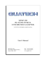 Quatech MPAP-200 User Manual preview