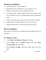 Preview for 3 page of Quatech QS-PCIE-100 User Manual