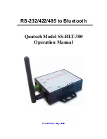 Quatech RS-485 Operation Manual preview