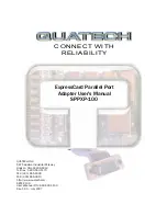 Preview for 1 page of Quatech SPPXP-100 User Manual