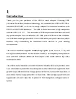 Preview for 4 page of Quatech USB to RS-232/422/485 Isolated Converter... Operation Manual