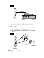 Предварительный просмотр 4 страницы Quatech Wireless A/V Sender 2.4GHz User Manual