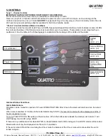 Предварительный просмотр 3 страницы Quatro CSA600 Series Instruction & Maintenance Manual