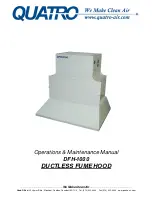 Quatro DFH-1000 Operation & Maintenance Manual preview