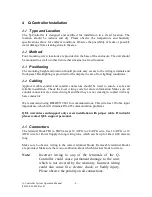 Preview for 9 page of Quatrosense Environmental QEL Installation, Operation And Maintenance Manual