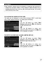 Предварительный просмотр 27 страницы Quattro dp0 User Manual