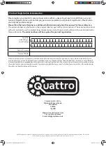 Preview for 14 page of Quattro QUATTRO500 Electronics Installation Manual, User Information And Troubleshooting