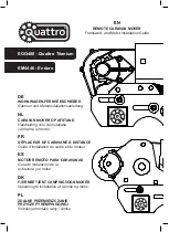 Предварительный просмотр 1 страницы Quattro Titanium Installation Manual