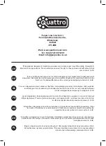 Preview for 140 page of Quattro Titanium Installation Manual