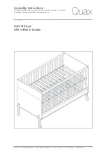 Quax Ashi 54F05-01XL00 Series Assembly Instructions Manual preview