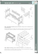 Preview for 7 page of Quax BUNK BED JOY 54 01 18 Series Manual