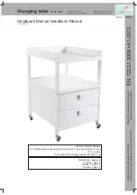 Preview for 1 page of Quax Changing table Manual