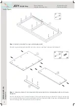 Preview for 6 page of Quax JOY Desk with drawer and door 54 06 11 Series Manual